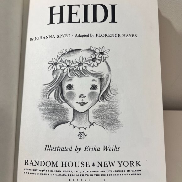 Vintage Dandelion Library Dual Book Hardcover - The Story of Babar and Heidi - Picture 7 of 9